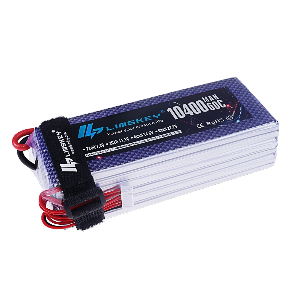 22.2V 10400mAh 6S Lipo Battery For RC Drone FPV Car Truck Helicopter Spare Parts 22.2V Battery With XT60 Deans T Connector