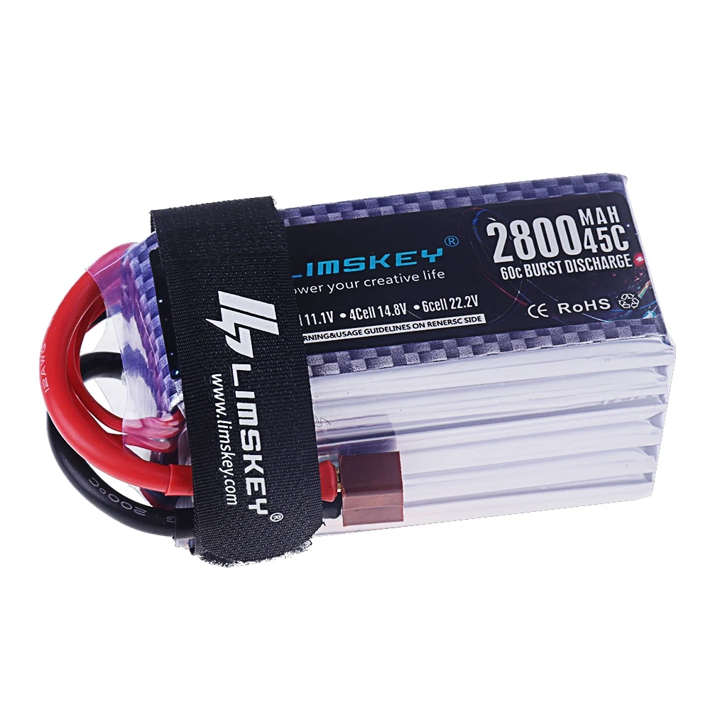 6S Power Battery 22.2V RC Lipo 2800mah XT60 T Plug 45C Battery For RC Electric Toys Helicopter Racing Vehicle Cars Spare Battery