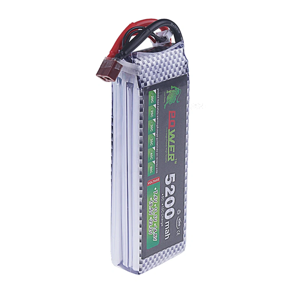 3S Lipo Battery 11.1V 5200mah 40C For RC Toys Car Boats Quadcopter Drone Airplane Helicopter With XT60 Deans T JST 11.1V Battery