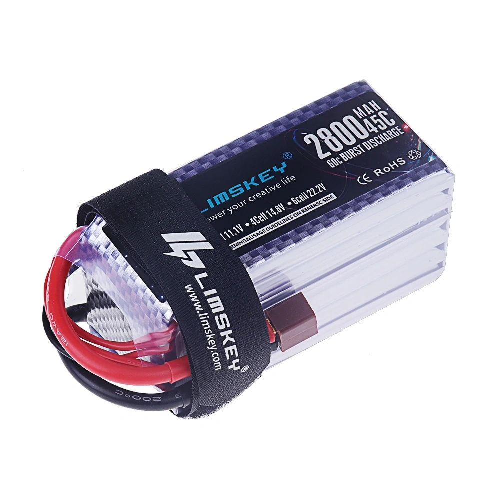 6S Power Battery 22.2V RC Lipo 2800mah XT60 T Plug 45C Battery For RC Electric Toys Helicopter Racing Vehicle Cars Spare Battery