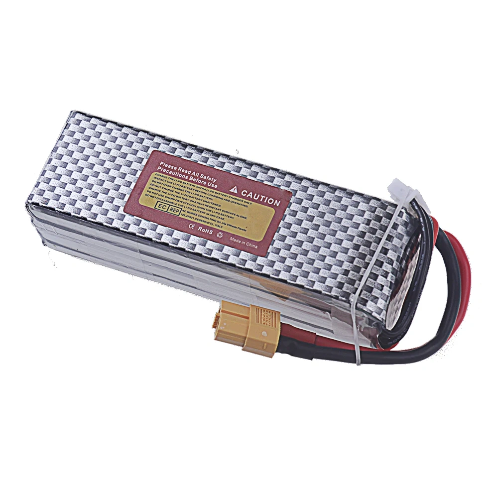 4S 2200mAh 40C~60C 14.8V LiPo Battery with XT60/Deans T Plug for Drone FPV RC Cars Boats Trucks Airplane UAV Parts 4S Battery