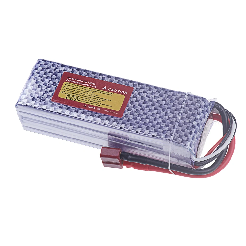 14.8V 3300mAh 40C~60C Lipo Battery with XT60 T Connector for RC Car Crawler Truck Airplane FPV UAV Drone 4S 14.8V Battery