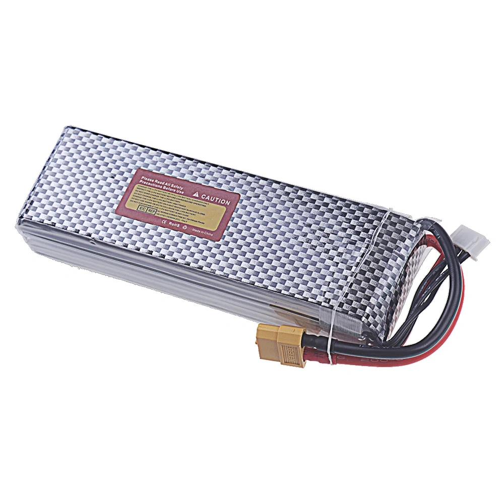 4S Lipo Battery 14.8V 7200mAh 60C For FPV Racing Drone RC Quadcopter 4S Batteries For RC Drones Cars Spare Parts XT60 / Deans T