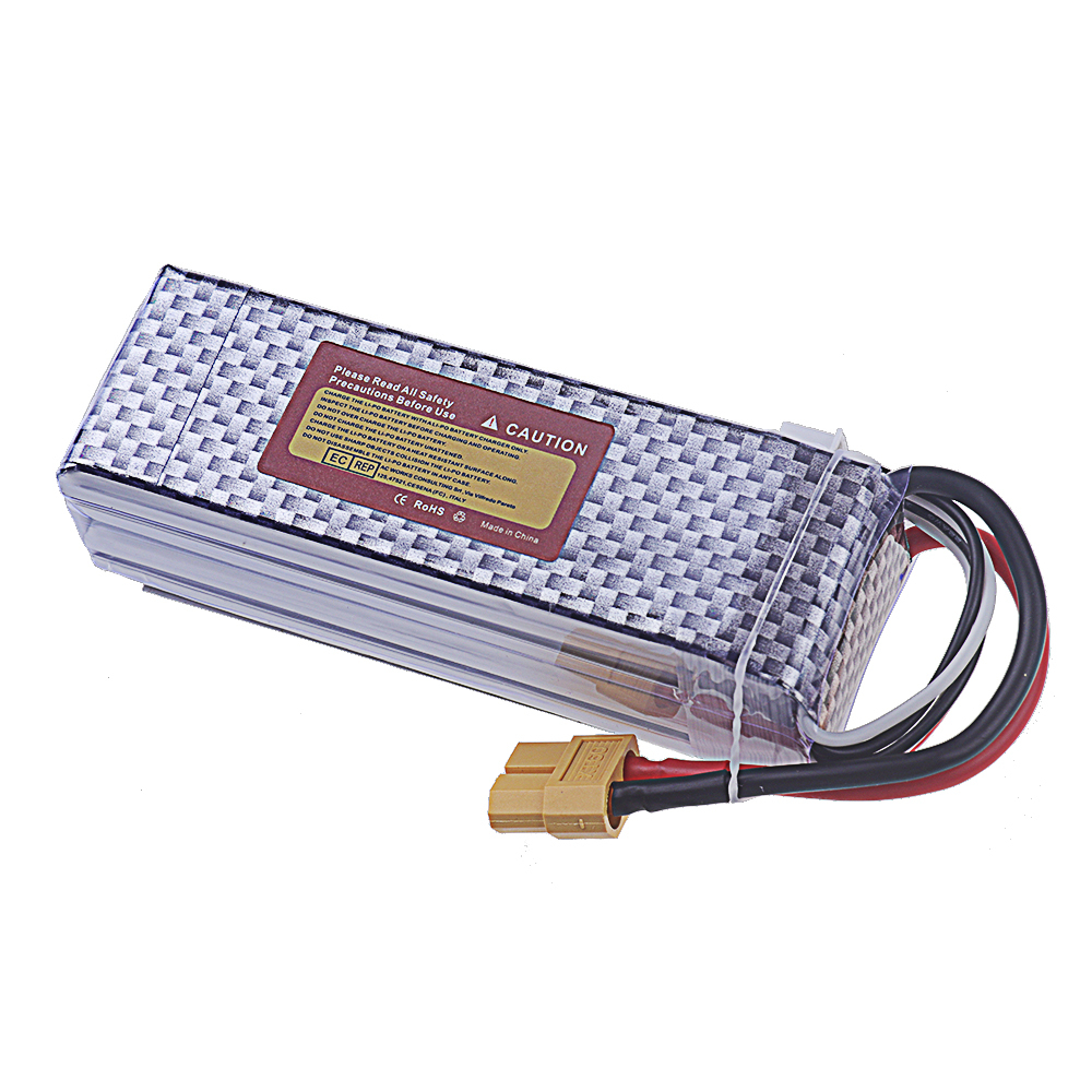 1Pcs 14.8V 3400mAh 60C 4S Lipo Battery with Deans T/XT60 Connector for Remote Control Model Quadcopter Airplane Drone Spare Parts 4S Battery