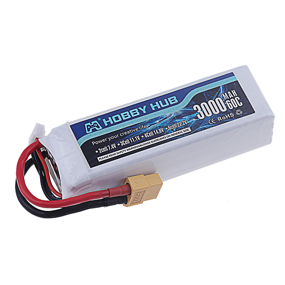 NEW 14.8V 3000mAh 60C Lipo Battery XT60 / T Connector Softcase Lipo Battery for RC Car Truck Airplane FPV UAV Drone Quadcopter
