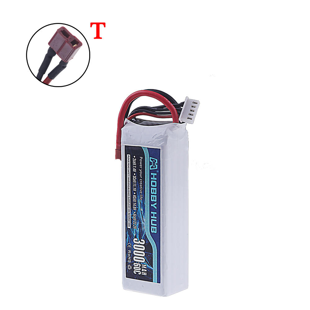 NEW 14.8V 3000mAh 60C Lipo Battery XT60 / T Connector Softcase Lipo Battery for RC Car Truck Airplane FPV UAV Drone Quadcopter