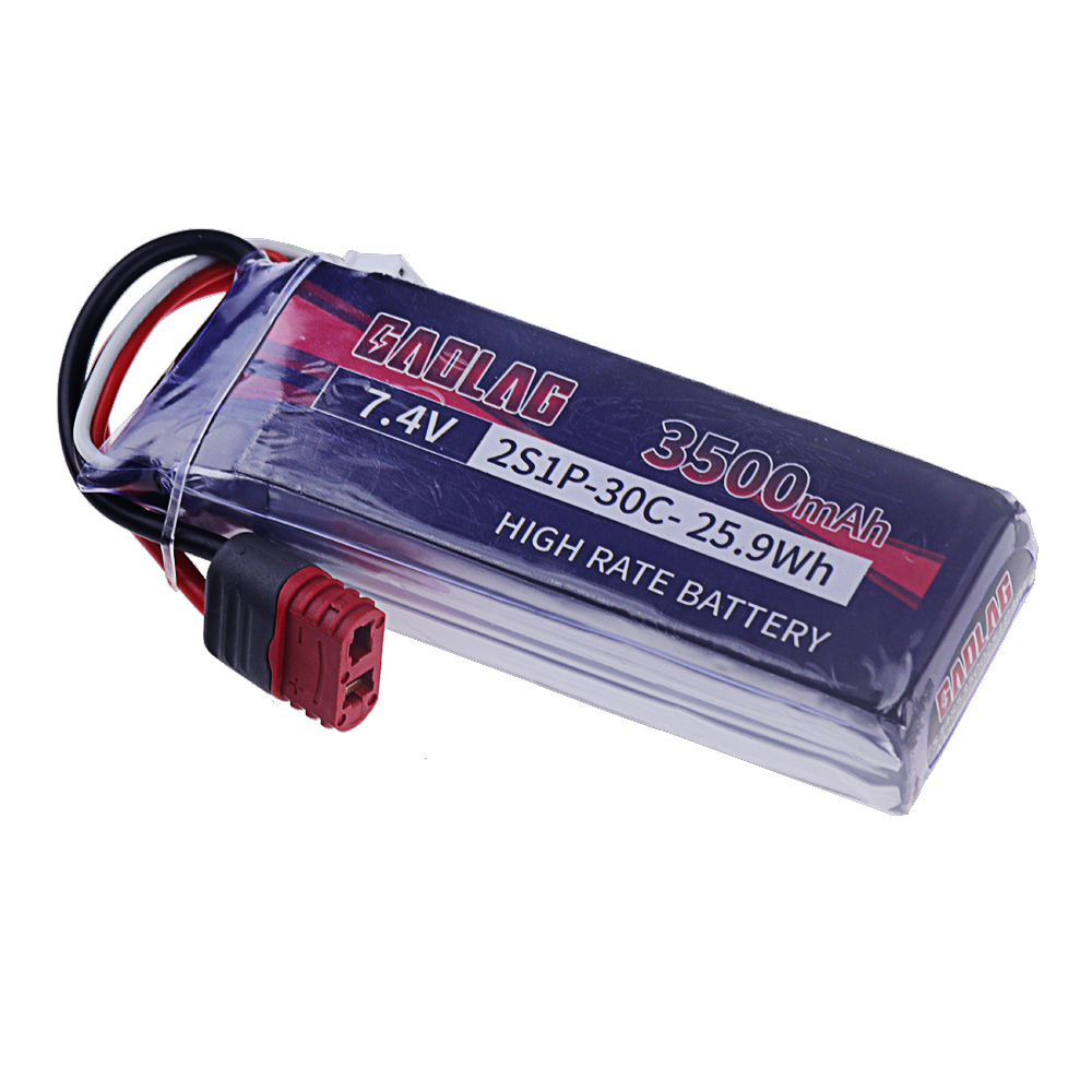 2S 3500mAh 7.4V 30C 2S1P High Capacity Lipo Battery With Deans T Connector For MJX Hyper Go 14301 14302 14303 14304 14209 14210 14211