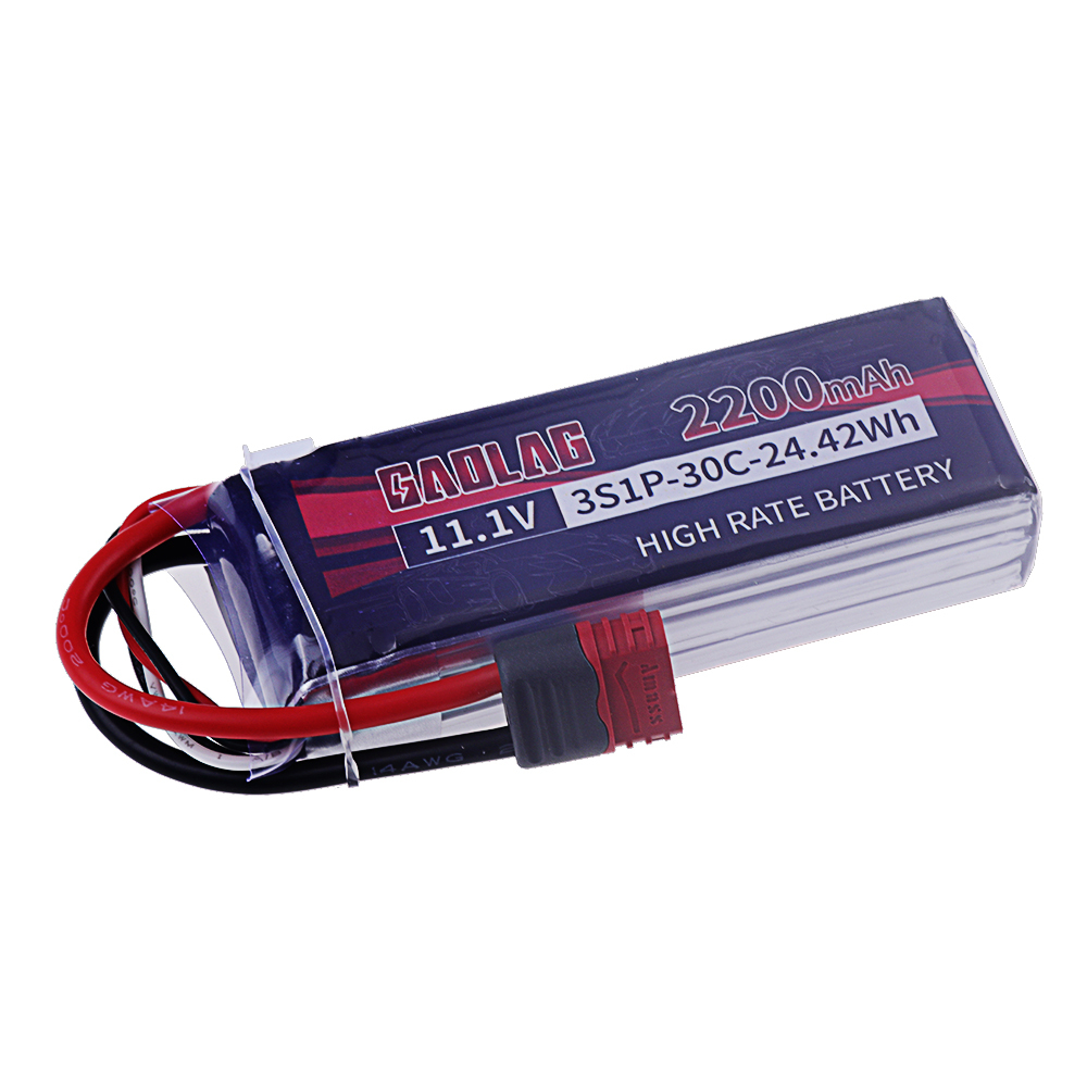 3s 11.1v 2200mAh 30C Lipo Battery with T Connector for MJX Hyper Go H16H H16E 1/16high Speed R/C Toy Car Remote Control Parts