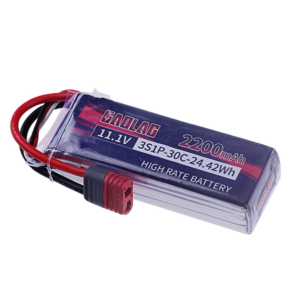 3s 11.1v 2200mAh 30C Lipo Battery with T Connector for MJX Hyper Go H16H H16E 1/16high Speed R/C Toy Car Remote Control Parts
