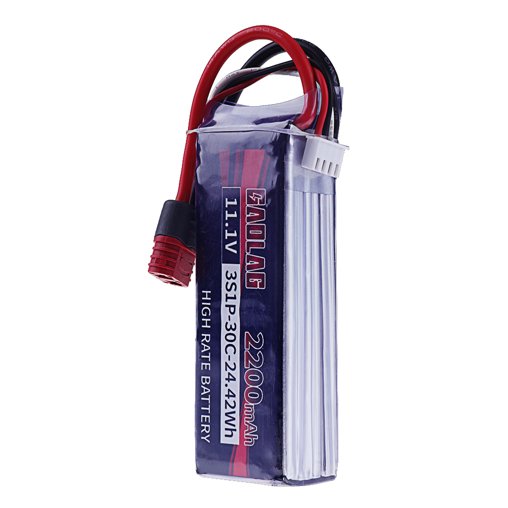 3s 11.1v 2200mAh 30C Lipo Battery with T Connector for MJX Hyper Go H16H H16E 1/16high Speed R/C Toy Car Remote Control Parts