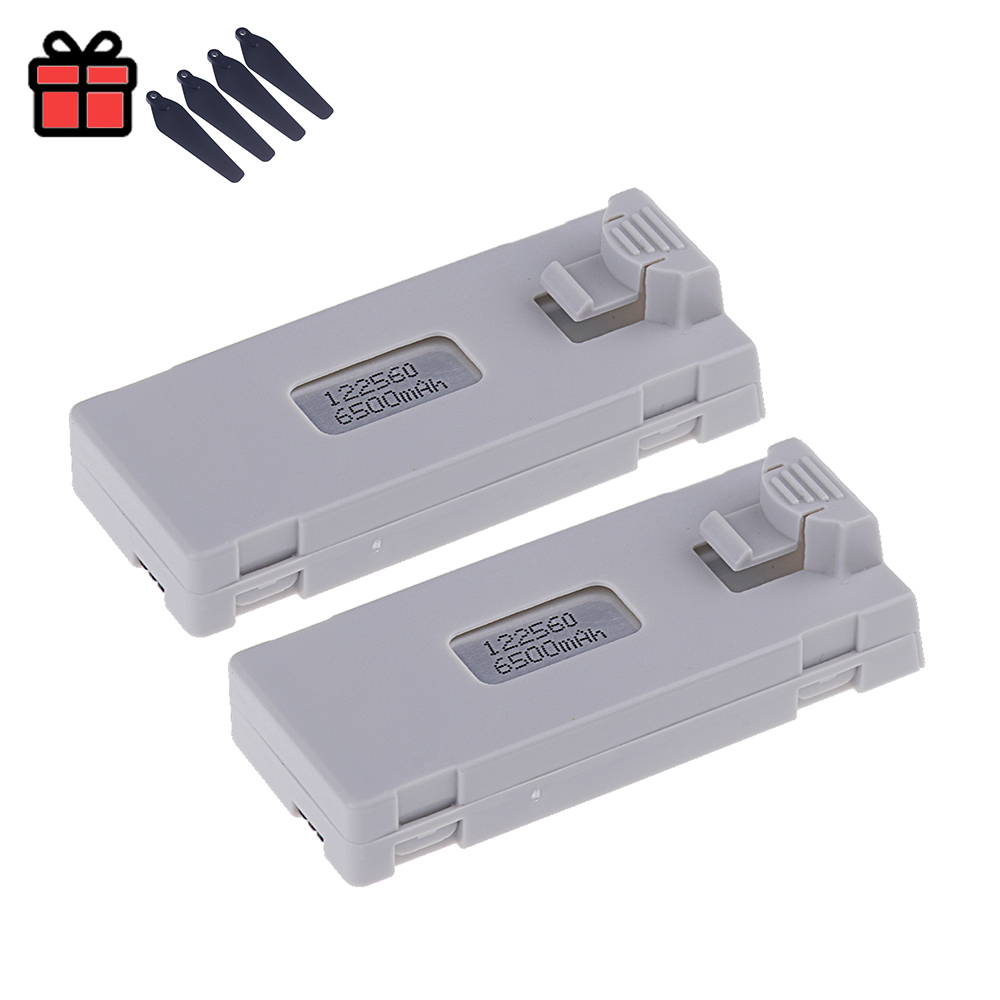 E88 Drone Battery 3.7V 6500mAh Rechargeable Li-ion Battery For RC Drone E88EVO E99 K9 K10 P1 P5 F185 F195 RC Quadcopter Parts