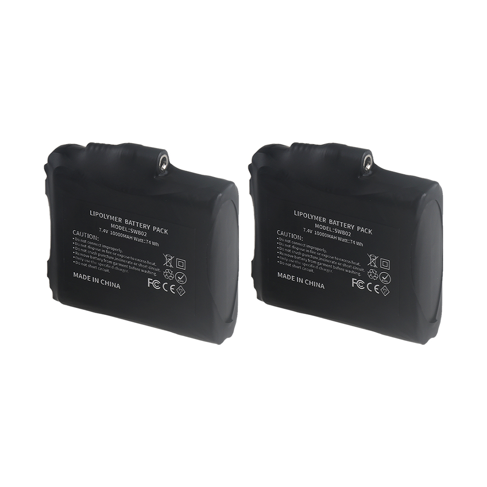 New High-Quality7.4 V, 10000mAh Rechargeable Lithium Polymer Battery for Heated Gloves, Winter Heating Stockings, Heated Motorcycle Gloves, Antifreeze Battery