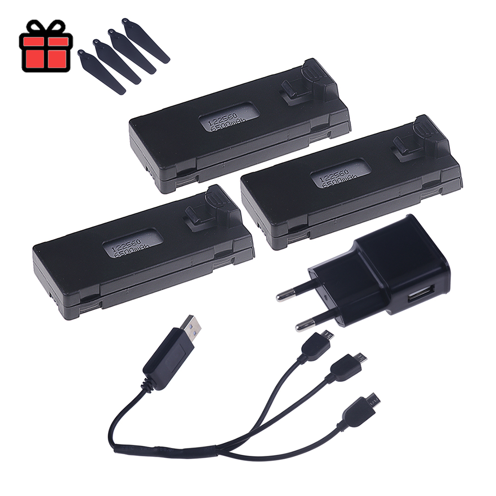 3.7V 6500Mah E88 Battery Accessory For E88 E88PRO E99 P1 K3 LsE525 E525 PRO Mini Uav Drone Battery Special Battery Rc Parts