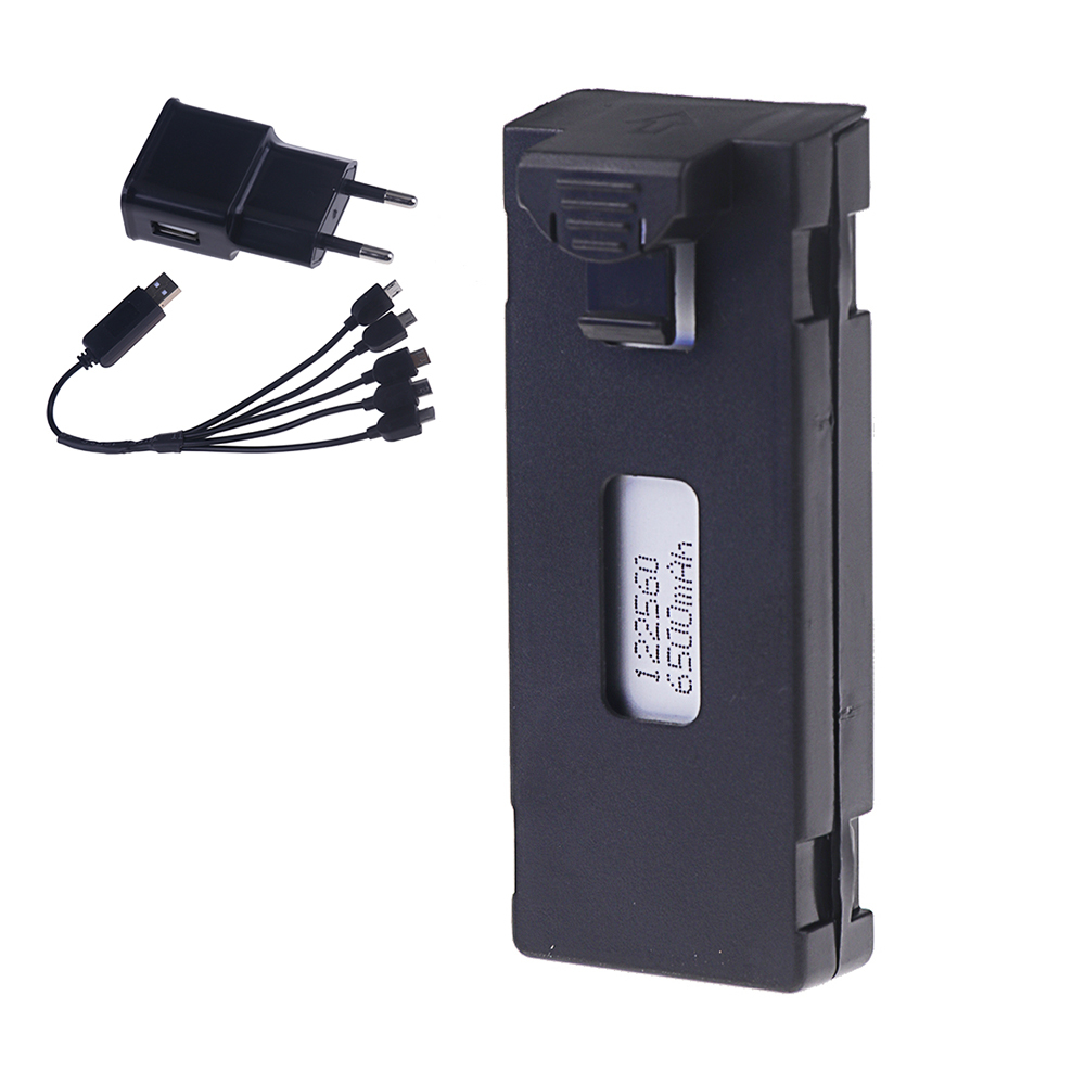 3.7V 6500Mah E88 Battery Accessory For E88 E88PRO E99 P1 K3 LsE525 E525 PRO Mini Uav Drone Battery Special Battery Rc Parts
