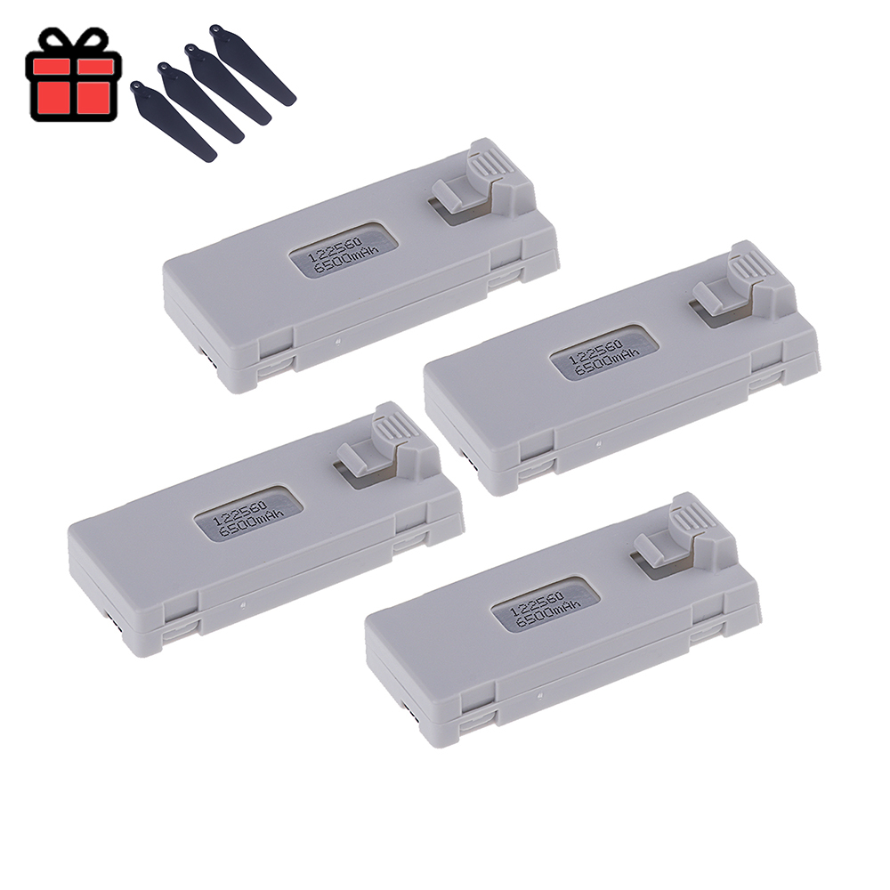 E88 Drone Battery 3.7V 6500mAh Rechargeable Li-ion Battery For RC Drone E88EVO E99 K9 K10 P1 P5 F185 F195 RC Quadcopter Parts