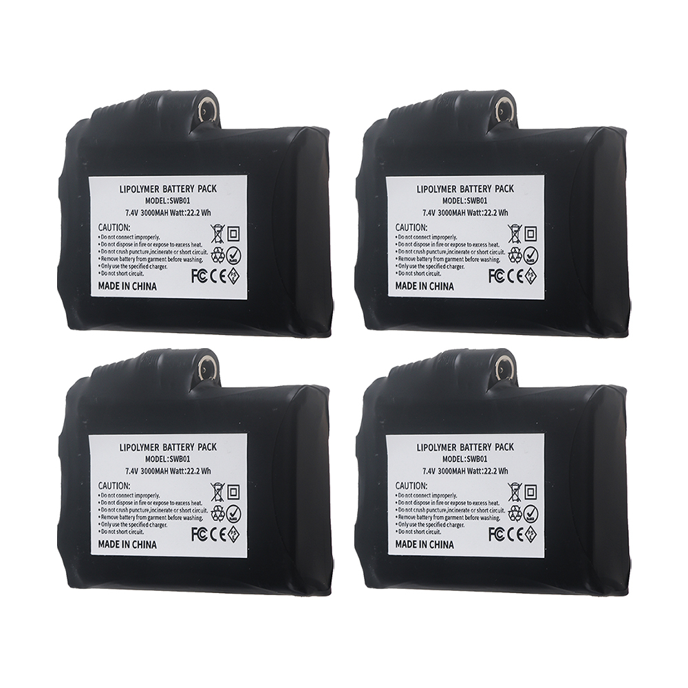 Heating Glove Battery 7.4V 3000mah Rechargeable Lithium Battery for Heating Vest, Socks,shoes,Winter Antifreeze Saver Heat Battery
