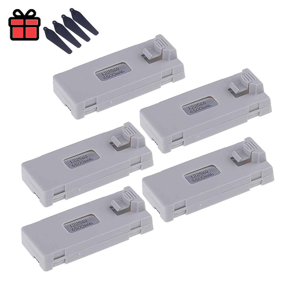 E88 Drone Battery 3.7V 6500mAh Rechargeable Li-ion Battery For RC Drone E88EVO E99 K9 K10 P1 P5 F185 F195 RC Quadcopter Parts