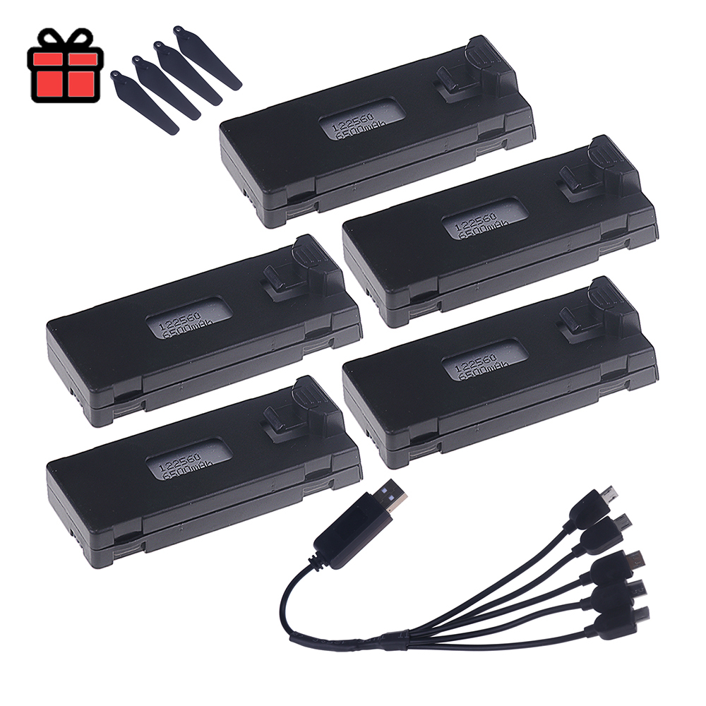 3.7V 6500Mah E88 Battery Accessory For E88 E88PRO E99 P1 K3 LsE525 E525 PRO Mini Uav Drone Battery Special Battery Rc Parts