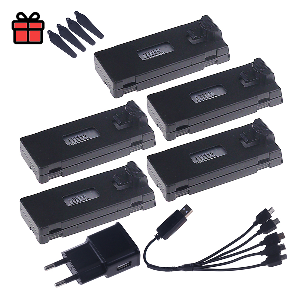 3.7V 6500Mah E88 Battery Accessory For E88 E88PRO E99 P1 K3 LsE525 E525 PRO Mini Uav Drone Battery Special Battery Rc Parts