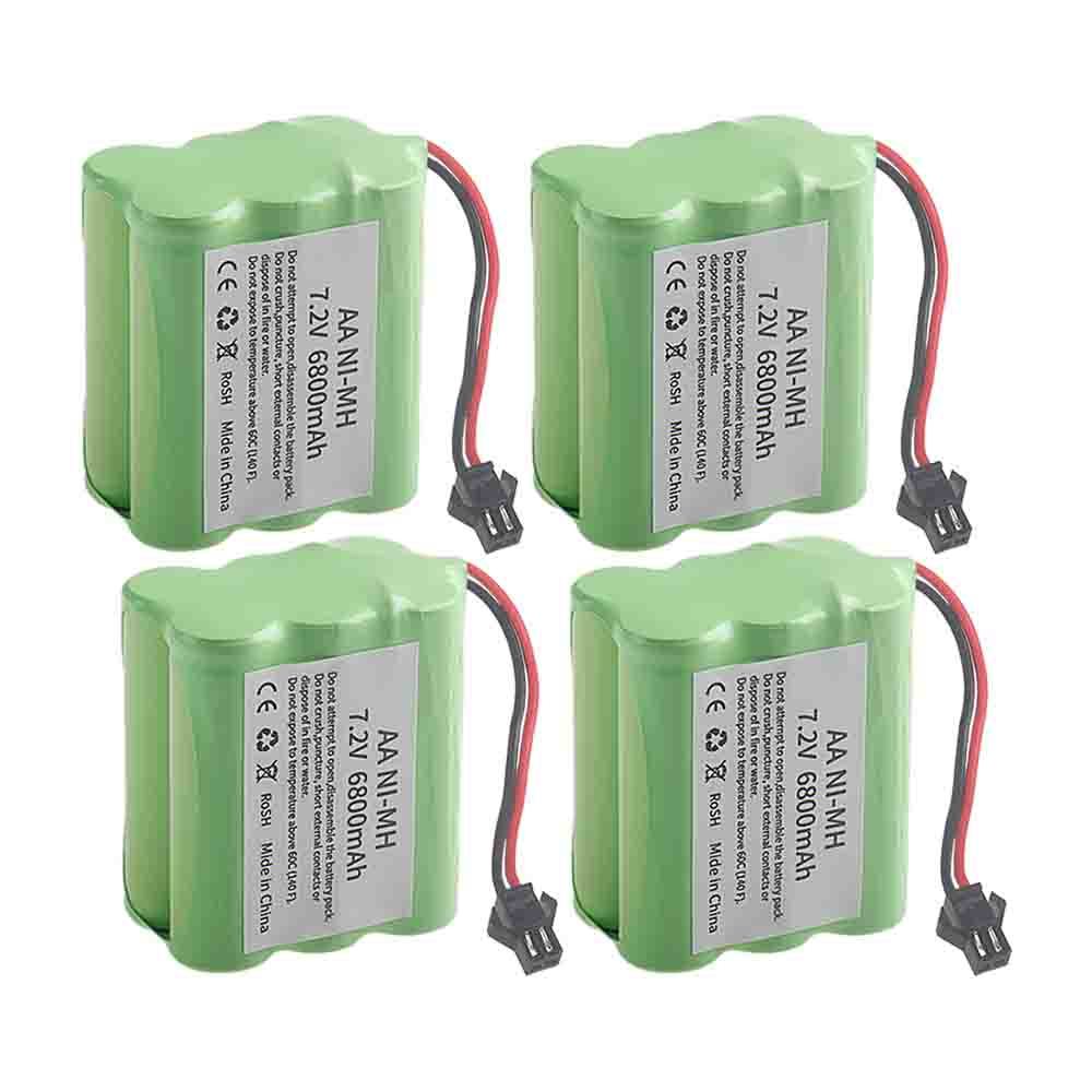 NEW SM Plug 7.2v 6800mah NiMH Battery For Rc Toys Cars Trucks Tanks Robots Boats Guns Ni-MH AA 7.2v Rechargeable Battery Pack ﻿