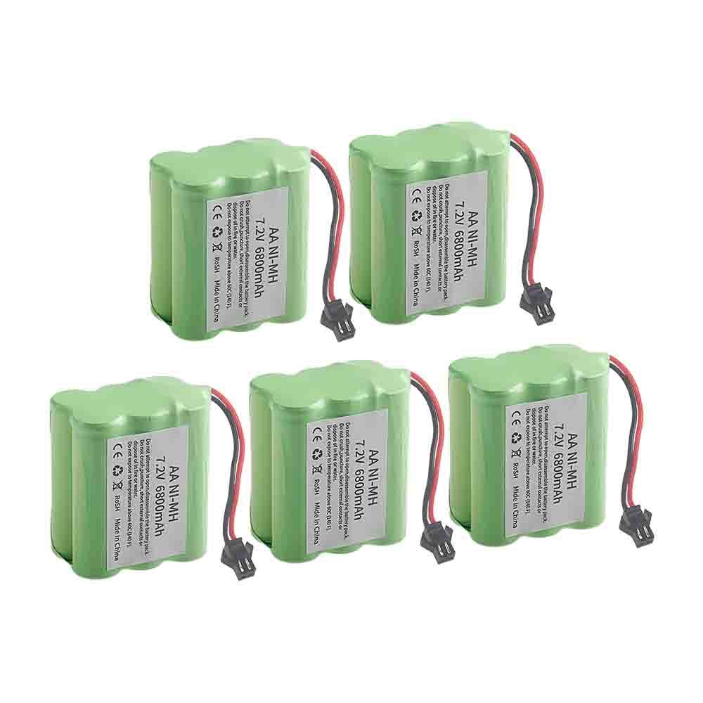 NEW SM Plug 7.2v 6800mah NiMH Battery For Rc Toys Cars Trucks Tanks Robots Boats Guns Ni-MH AA 7.2v Rechargeable Battery Pack ﻿
