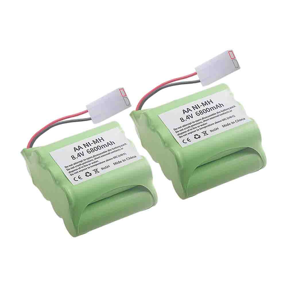 Upgrade 6800mah AA 8.4V Rechargeable Battery Pack For Rc toys Cars Tank Robots Gun Boats, With Tamiya Plug  AA 8.4v Ni-MH Battery vs 3000mah