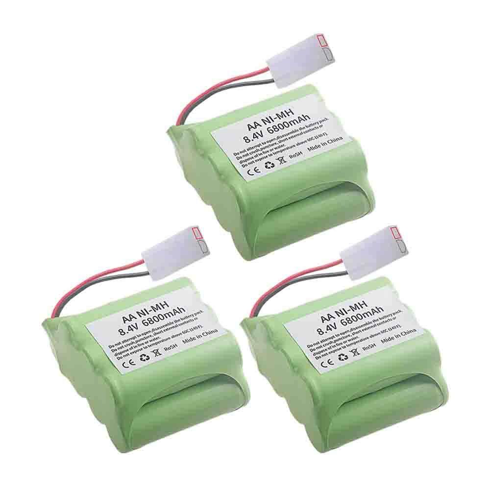 Upgrade 6800mah AA 8.4V Rechargeable Battery Pack For Rc toys Cars Tank Robots Gun Boats, With Tamiya Plug  AA 8.4v Ni-MH Battery vs 3000mah