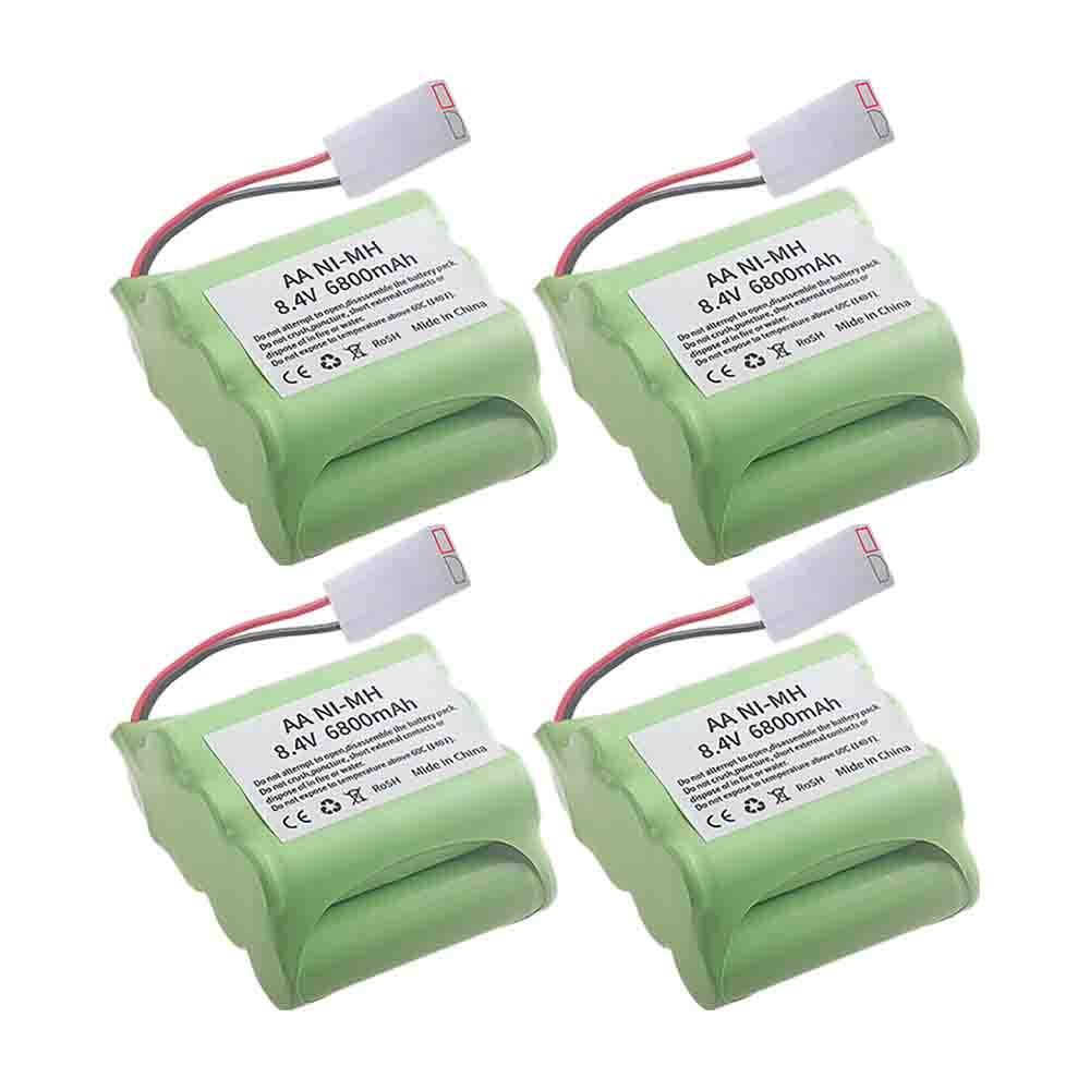 Upgrade 6800mah AA 8.4V Rechargeable Battery Pack For Rc toys Cars Tank Robots Gun Boats, With Tamiya Plug  AA 8.4v Ni-MH Battery vs 3000mah
