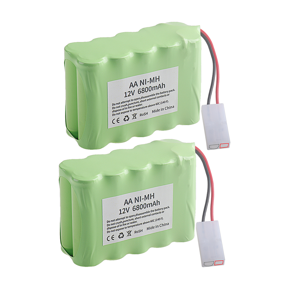 Upgrade Aa 12V 6800mAh NiMH Battery Tamiya 2P Plug For Rc toy Car Tank Train Robot Boat Gun Ni-MH 10*AA 12V Rechargeable Battery 3000mah