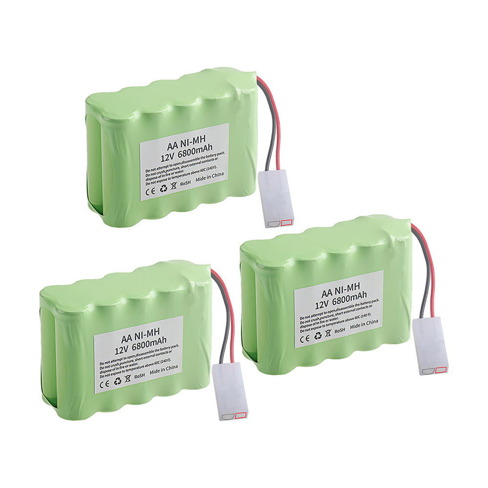 Upgrade Aa 12V 6800mAh NiMH Battery Tamiya 2P Plug For Rc toy Car Tank Train Robot Boat Gun Ni-MH 10*AA 12V Rechargeable Battery 3000mah