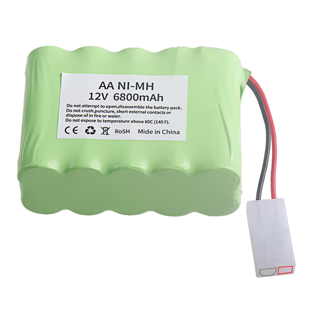Upgrade Aa 12V 6800mAh NiMH Battery Tamiya 2P Plug For Rc toy Car Tank Train Robot Boat Gun Ni-MH 10*AA 12V Rechargeable Battery 3000mah