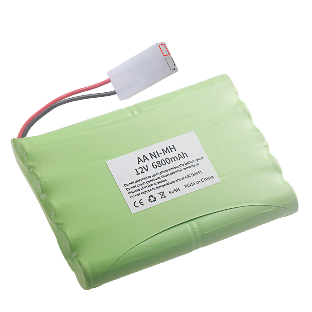 12V 6800mah NIMH Battery For Rc Toys Cars Tanks Trucs Robot Gun Boat 12V Rechargeable NI-MH Battery Pack H Model upgarde 2800mah
