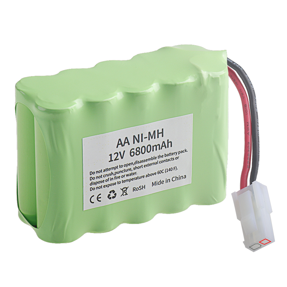 12V 6800mAh NiMH Battery Tamiya/2P SM/2P Plug For Rc toy Car Tank Train Robot Boat Gun Ni-MH AA 12V Rechargeable Battery vs 2800mag