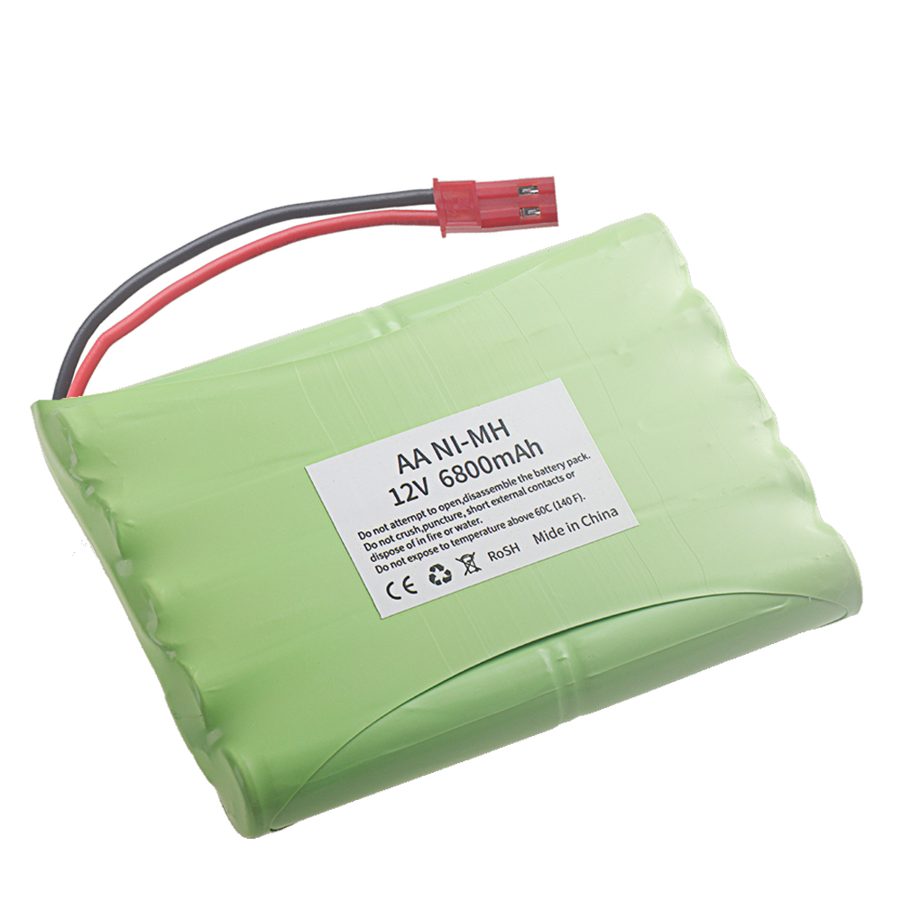 12V 6800mah NIMH Battery For Rc Toys Cars Tanks Trucs Robot Gun Boat 12V Rechargeable NI-MH Battery Pack H Model upgarde 2800mah