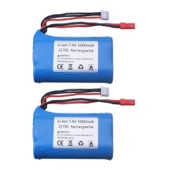 2pcs 21700 JST plug