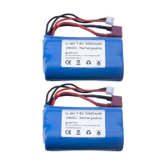 2pcs 21700 T plug