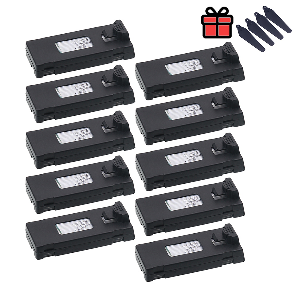 2-10pcs 3.7V 1800Mah RC Drone Battery Accessory For E88 E88PRO Ls-E525 E525 PRO Charger Mini Uav Drone Battery Special 1800mAh Rc Parts