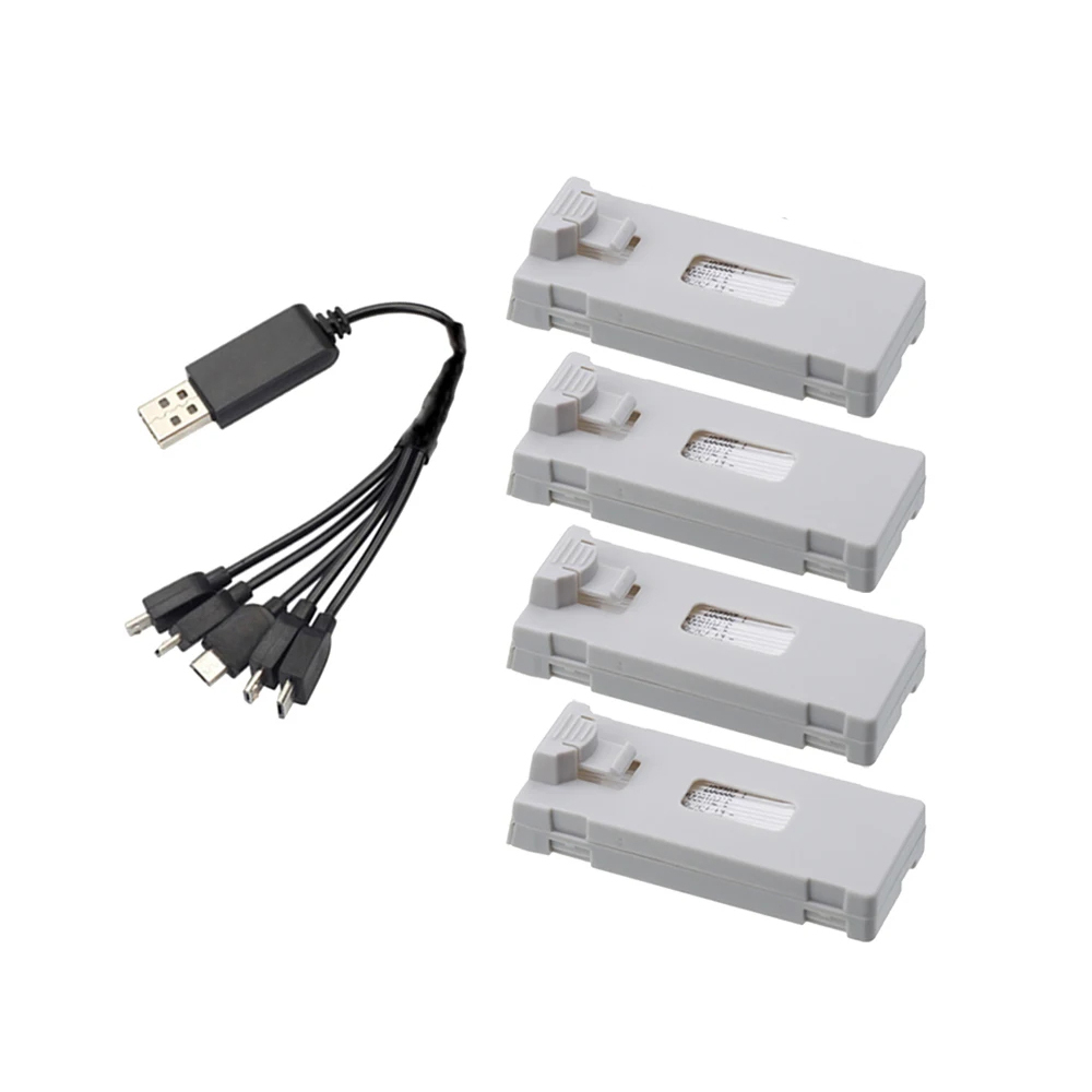 RC Drone Battery For E88 E88PRO Ls-E525 E525 PRO Mini Uav Quadruplane Battery 3.7V 1800mAh E88 Battery with Charger