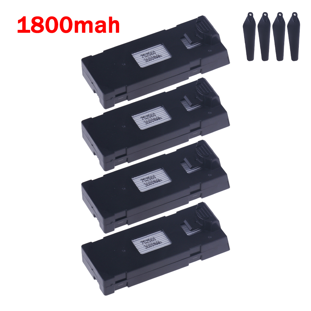 3.7V 3600mAh Remote Control Drone Battery Stable UAV Replacement Battery for E88 E88PRO E88MAX E525 E99 E99PRO P1 P5PRO K3 S1 P8