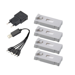 4Battery 1EU 1Cable E88 1800mah