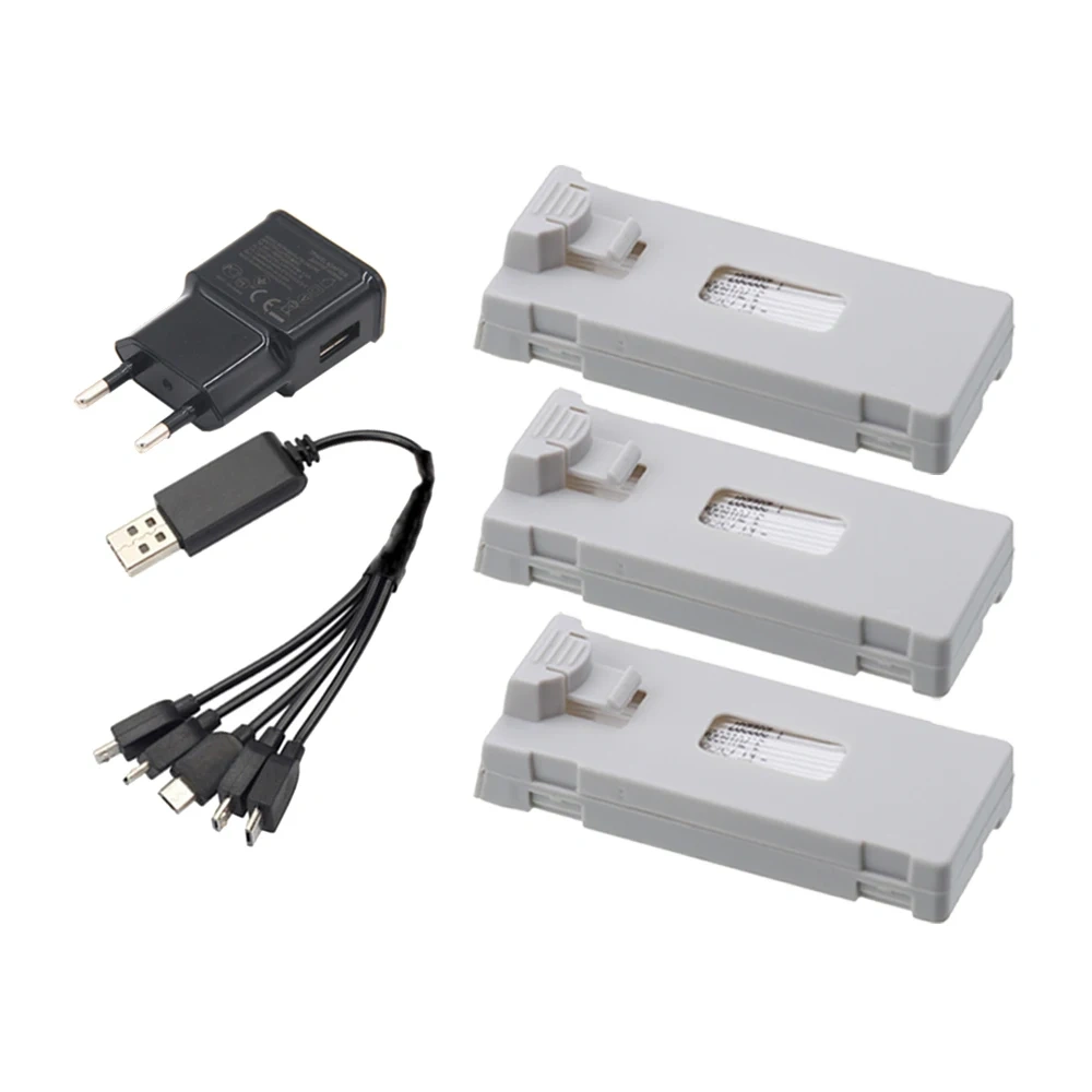 RC Drone Battery For E88 E88PRO Ls-E525 E525 PRO Mini Uav Quadruplane Battery 3.7V 1800mAh E88 Battery with Charger