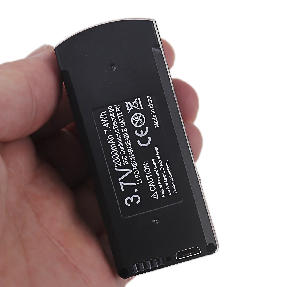 V168 PRO MAX GPS Drone Battery 7.4V 3000mAh RC Quadcopter 3.7V 2000mAh V198 Pro Max Spare Battery Drone Parts Accessories