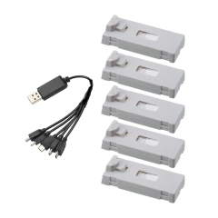 5Battery 1Cable E88 1800mah