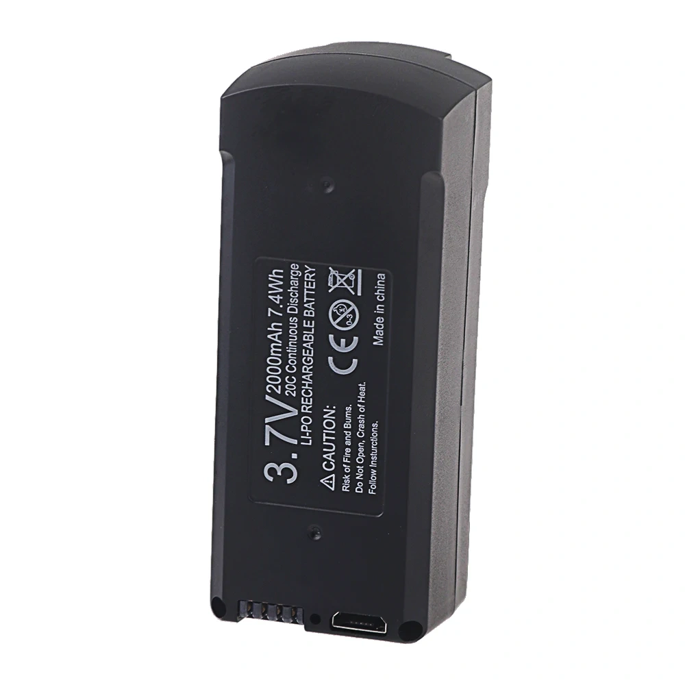 V168 6K Drone Battery 3.7V 2000mAh For V168 NOGPS Remote Control Drones Quadcopter Aircraft Spare Battery Parts Accessories