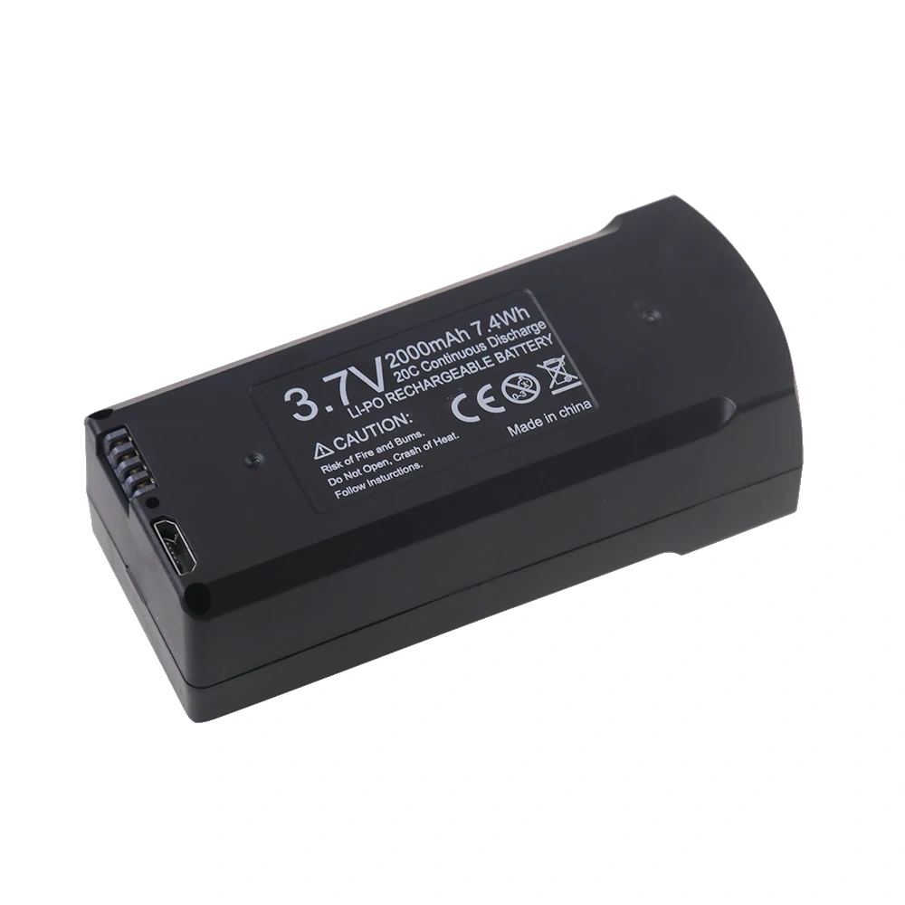 V168 6K Drone Battery 3.7V 2000mAh For V168 NOGPS Remote Control Drones Quadcopter Aircraft Spare Battery Parts Accessories