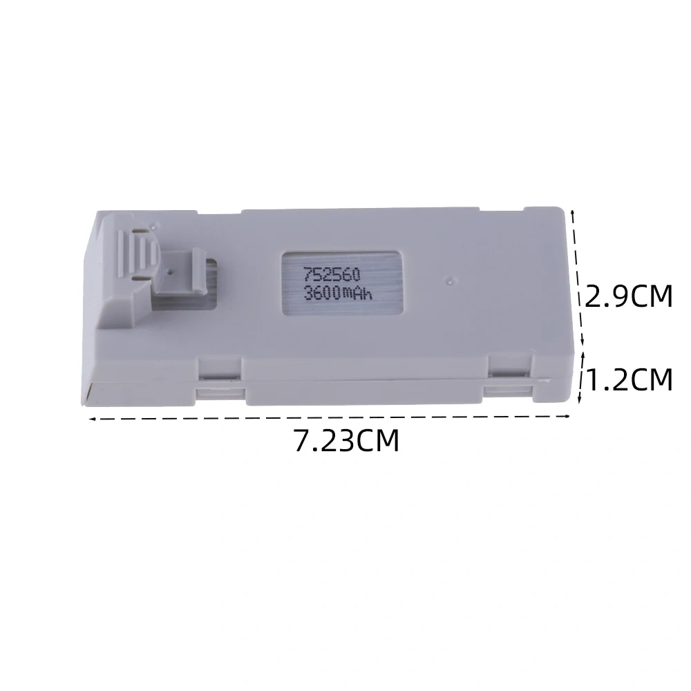1/2/3/4/5Pcs 3.7V 3600mAh RC Drone Battery Accessory For E88 E88PRO P1 K3 P10 A13 S98 E99 E525 PRO Mini Drone Battery Rc Part