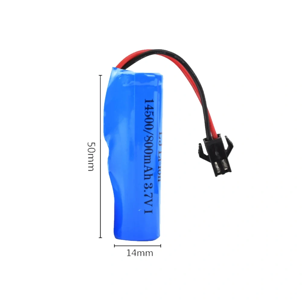 Li-ion 14500 3.7v For SG204PRO 2.4G high-speed drift Car, 3.7v 800mah Battery For DK087 1:16/1:20 Off-road RC Climbing Vehicle