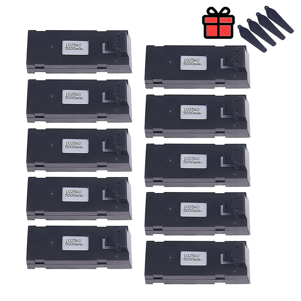 Original E88 Battery 3.7V 5000mAh Li-po Battery For RC Drone E88 E88PRO E525 E99 P1 K3 P10 A13 S98 RC Quadcopter Parts Battery