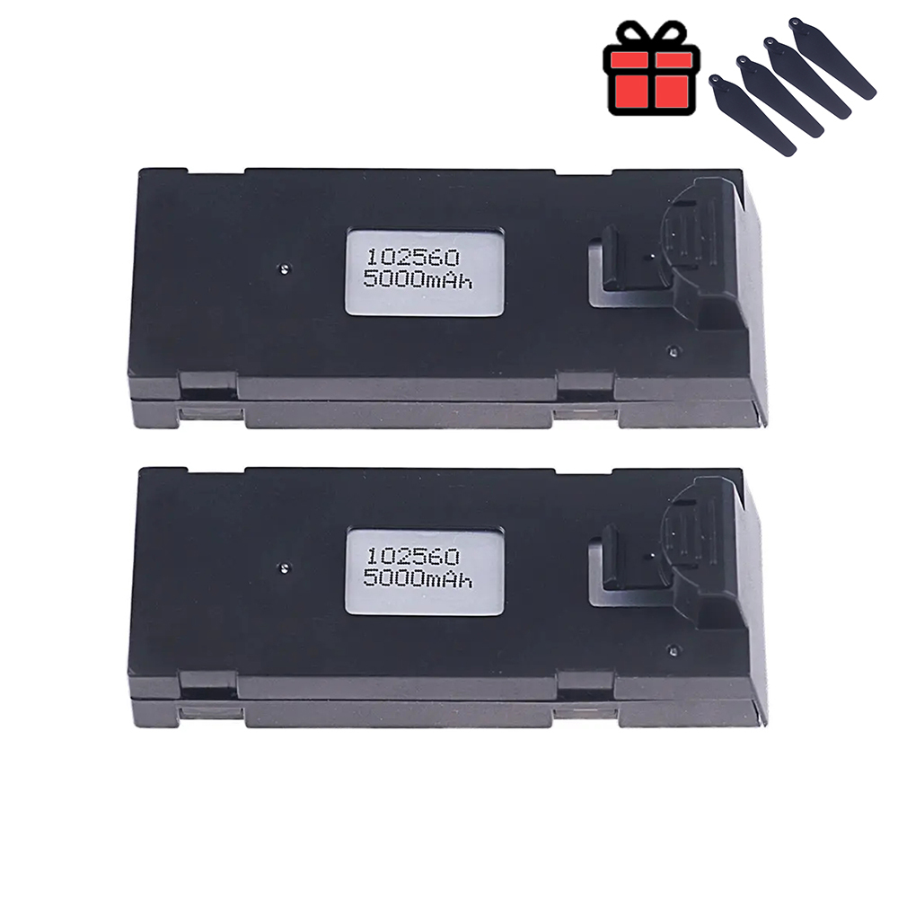 Original E88 Battery 3.7V 5000mAh Li-po Battery For RC Drone E88 E88PRO E525 E99 P1 K3 P10 A13 S98 RC Quadcopter Parts Battery
