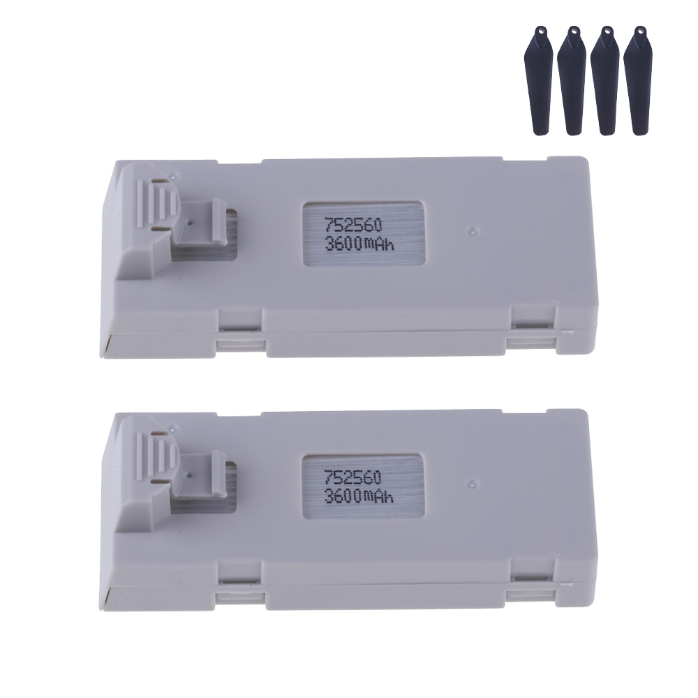 2/3/4/5Pcs 3.7V 3600mAh RC Drone Battery Accessory For E88 E88PRO P1 K3 P10 A13 S98 E99 E525 PRO Mini Drone Battery Rc Part